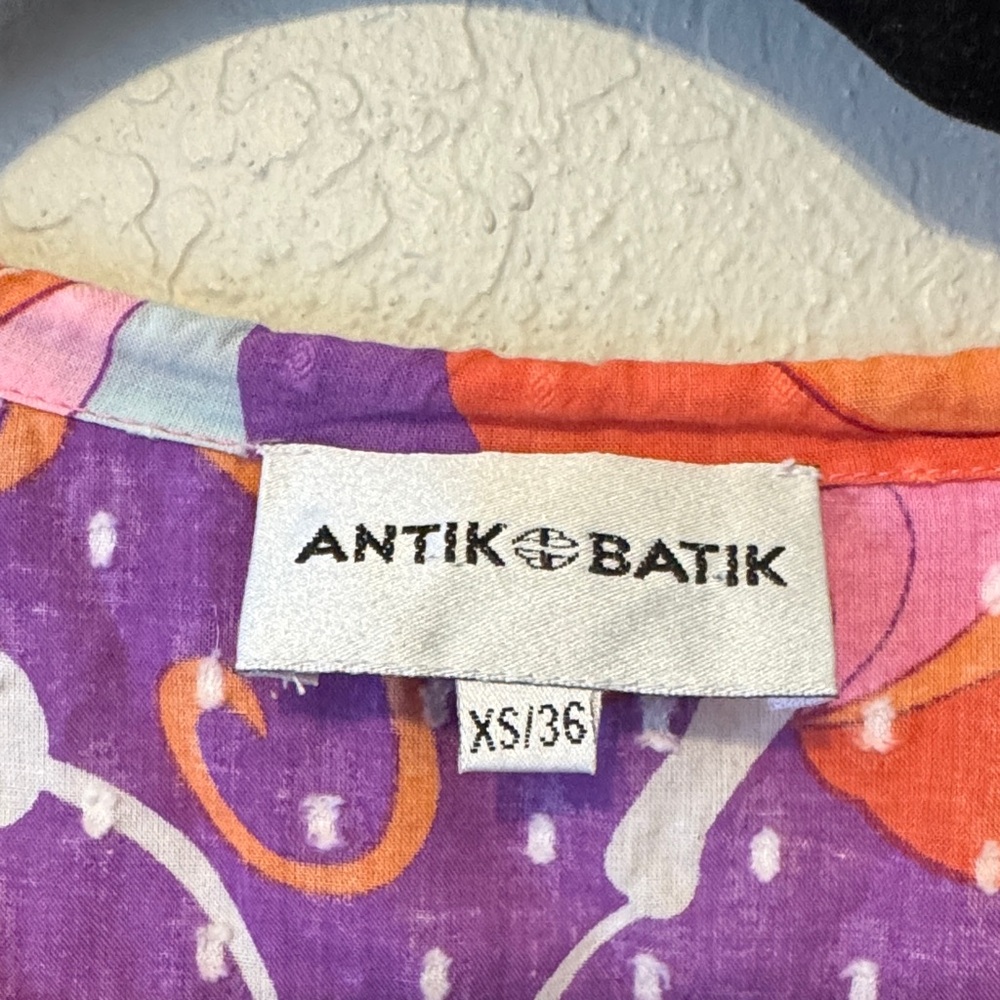 ANTIK BATIK Floral Print Kaftan Top - Picture 7 of 10